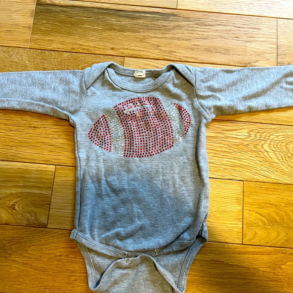 Rhinestone football ones
